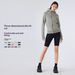 New Autumn/Winter Hooded Thick Slim Fit Yoga Sweatshirt, Warm Solid Color Long Sleeved Jacket With Pockets For Women_ecoleips.com