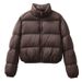 Off-Season Version Kendall Jenner Style Short High-Waisted Thickened Down Jacket For Petite Women, European And American_ecoleips.com