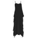 2024 Spring New European And American Style Women's Solid Color Slim High Waist Fashion Off-Shoulder Strap Dress_ecoleips.com