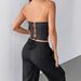 Aria Basics Aria Basics 2025 European And American Cross-border Bestseller: Sexy Halter Neck Striped Tube Top, Suitable For Outerwear Or_ecoleips.com
