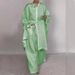 Women's Clothing New Style Casual Loose Solid Color Shirt Suit Wide Leg Pants Two Piece Set_ecoleips.com