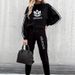 Men's Winter Fleece Tracksuit Set Casual Hoodie with Pocket And Jogger Pants Print 9019 Functional Side Pocket_ecoleips.com