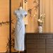 Like New, Chinese-style Jacquard Modified For Women, Stunning Summer Cheongsam With A Collared Waist-cinching Dress,_ecoleips.com
