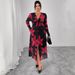 Floral Wrap Dress For Women – Plus Size, Flattering & Elegant V-Neck Summer Dress_ecoleips.com