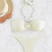 Women's Clothing New Sexy Bikini Chain Solid Color Halter Neck Ladies Beach Bikini Cross Border Foreign Trade Hot Style_ecoleips.com