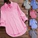 Women's Loose Plaid Shirt Long Sleeved Retro Pocket Top Casual Thin Polyester Blouse For Summer_ecoleips.com