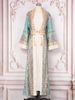 Middle East Dubai Women's New Long Heavy Beaded Pendant Fashion Arabic Dress Gown Cross-Border Exclusive_ecoleips.com