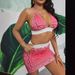 Women's European American Style Printed Swimsuit Skirt Two Piece Set Sexy Casual Comfortable Spring/Summer Clothing_ecoleips.com