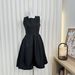 Avenemen/Sleeveless Waist Hepburn Skirt/Slim Design Medium To Long Three Dimensional A-Line Skirt Dress For Women_ecoleips.com