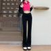 Women's High-waisted Micro-flare Jeans, 2022 New Spring-summer Slim-fit, Height-enhancing, Straight-leg, Loose-fitting,_ecoleips.com