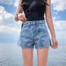 2025s Women's Denim Shorts Summer Loose 2025 New Wide Leg Fashion Internet Celebrity Ins Super Popular Thin Straight High_ecoleips.com