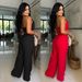 Women's Clothing Fashion Sexy Bow Casual Trousers Two Piece Suit_ecoleips.com