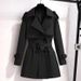 New Style Windbreaker For Women Korean Style Medium And Long Style Small Chic Design High End Early Autumn And Winter Jacket Coat_ecoleips.com