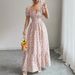 2026 Cross-Border Foreign Trade Hot-Selling Floral Print Elegant Dress_ecoleips.com