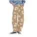 25 Fall/Winter New Y2K Women's Jeans Loose Wide-Leg Floral Print Cropped Pants Mid-Waist Denim_ecoleips.com