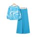 2025 Fashion Printed Wide Leg Pants Two Piece Set European And American Autumn Style Cross Border Foreign Trade Polyester_ecoleips.com