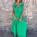 2025 Summer New Women's Solid Color Lace Fashion Dress For Women_ecoleips.com