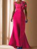 Women's Clothing Beaded Evening Dress_ecoleips.com