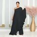 Women's Sexy One-Shoulder Jumpsuit – Stretchy & Breathable Romper For Night Out & Vacation (Black, White, Green, Pink, Red, Blue)_ecoleips.com