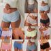 Rose Mini Shorts For Women Pure Desire Sexy Split Design Solid Color Hot Pants Supply New Arrival_ecoleips.com