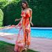 Women's Ruffled One Piece Swimsuit European American Style For Beach Vacation_ecoleips.com