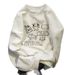 Men's Japanese Style Print Crew Neck Sweatshirt Casual High End Fleece Lined Thick Long Sleeve Loose Top for Autumn Winter Sports_ecoleips.com