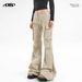 OREETA Slim Design Micro Pull American Autumn Loose And Versatile High Street Work Pants For Women_ecoleips.com