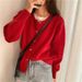 K Sweater, Knitted Cardigan, Layered, Loose And Gentle Outer Layer, Base Layer, Outer Layer, Inner Layer, Western-style Women's Top_ecoleips.com