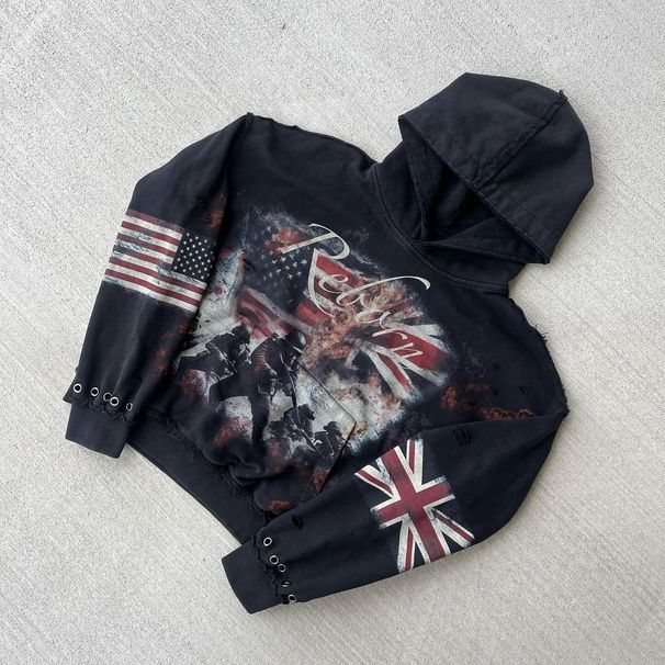 Unisex American Retro Printed Hoodie High Street Style Trendy Loose Fit Niche Harajuku Sweatshirt for Women_ecoleips.com