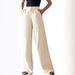 Muslim Women's Clothing Linen Wide Leg Casual Trousers Loose Cotton And Linen High Waist Straight Trousers For Women_ecoleips.com