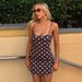 French-style Women's Clothing 2025 Winter New Fashion Printed Polka Dot Slim-fit Elegant Bodycon Slip Dress For Women_ecoleips.com