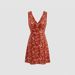 2026 European And American Cross-Border Floral Design V-Neck Fresh Elegant Temperament Dress For Women_ecoleips.com