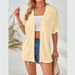 2026 European And American Cross-Border New Women's Casual Solid Color Blouse Shirt_ecoleips.com
