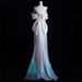 Fishtail Banquet Evening Dress Female 2025 New High End Heavy Duty Light Luxury Niche One Shoulder Engagement Dress Skirt_ecoleips.com