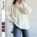 DiYun European And American Casual Vacation Knit Solid Color Long Sleeve Sweater Women's Clothing 2025_ecoleips.com
