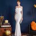 Evening Dress For Women, High End Temperament Simple Hepburn Style Banquet Celebrity Niche Tube Top Slim Long Fishtail Dress_ecoleips.com