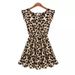 Women Summer Dresses Leopard Print Dress Plus Size S-XXL Slim Beach Dress Girl High Quality Casual Mini Dress_ecoleips.com