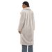 Women's Clothing White Bottom Purple Dyed Fur Fashion Autumn And Winter New Thick Long Coat Imitation Fur Coat_ecoleips.com