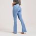 Aria Basics New European And American Cross-border Slim-fit Stretchy Fashion Light-colored Flared Women's Jeans_ecoleips.com