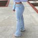 Women's Clothing Women's High Waist Ripped Flared Jeans Stretch Slim Fit Long Pants Spring Summer Style Frayed Edges Clothing_ecoleips.com