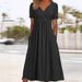 2026 Summer Short-Sleeved Dress For Women Stylish And Personalized Outfits_ecoleips.com