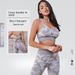 Women's Clothing Seamless Yoga Suit Sweat-absorbent Hip-lifting High-waist Fitness Pants Women's Shockproof Sports Bra Fitness Suit_ecoleips.com
