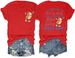 4th Of July Shirts For Women America Flag Shirts Patriot 1776 Memorial Day Tops Front Back Printing BBQ Tee_ecoleips.com