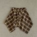 K Small And Trendy Layered Plaid Fart Curtain Women's New High Waisted Strap Versatile A-line Paired With Short Skirt_ecoleips.com