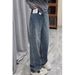 Retro High-Waisted Wide Leg Jeans For Women Loose Fit Slimming Straight Leg Plus Size Spring Autumn Stylish Clothing_ecoleips.com
