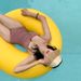 One Piece Swimsuit, Women's Circular Ring, Shoulders, Hot Springs, Small Chest, Gathered To Cover The Belly, Slimming_ecoleips.com