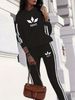 Women's Printed Hoodie & Pants Set – Stylish Casual Outfit For Spring & Fall – Loose Fit Comfort – S/M/L/XL/XXL_ecoleips.com