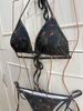 Solid Color Push Up Bikini Bathing Suit For Women Vacation_ecoleips.com