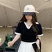 2025 Summer New Top Short Ins Trendy Design Sense Niche Sweet And Spicy Style Pure Desire Spice Girl Short-sleeved T-shirt Women_ecoleips.com