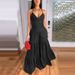 Women's Clothing New Sweet Sexy V Neck Suspender Backless Jumpsuit_ecoleips.com
